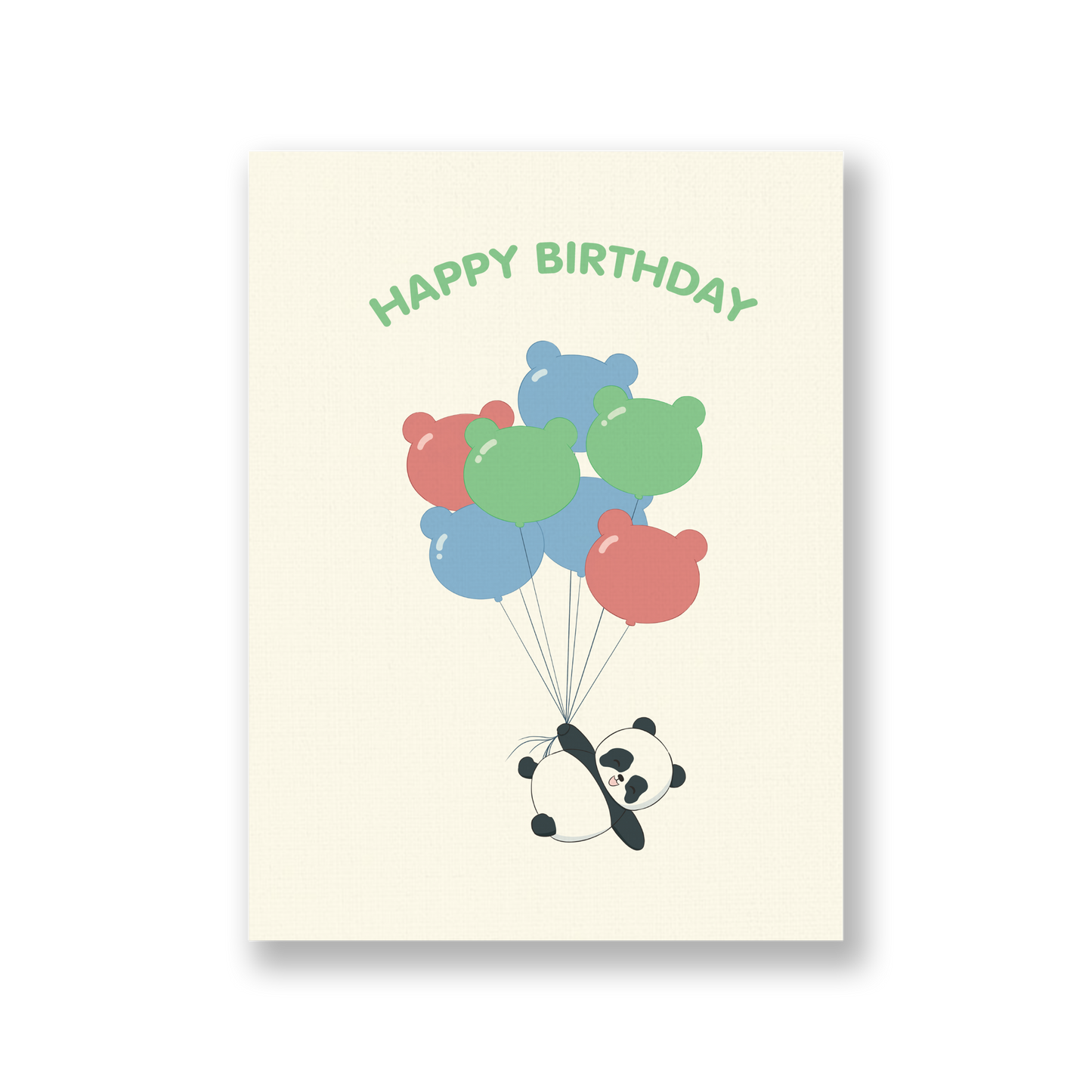 Happy Birthday Balloons Card