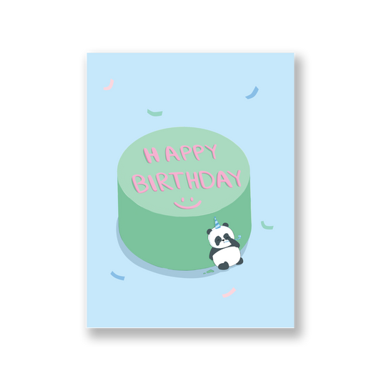 Happy Birthday Cake Card