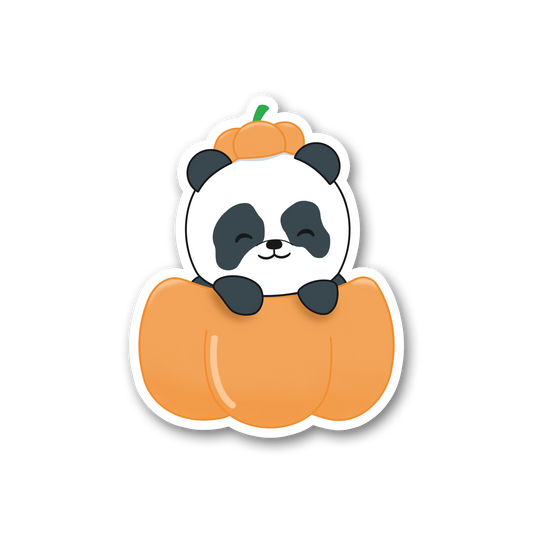 Peek-a-Boo Pumpkin Sticker